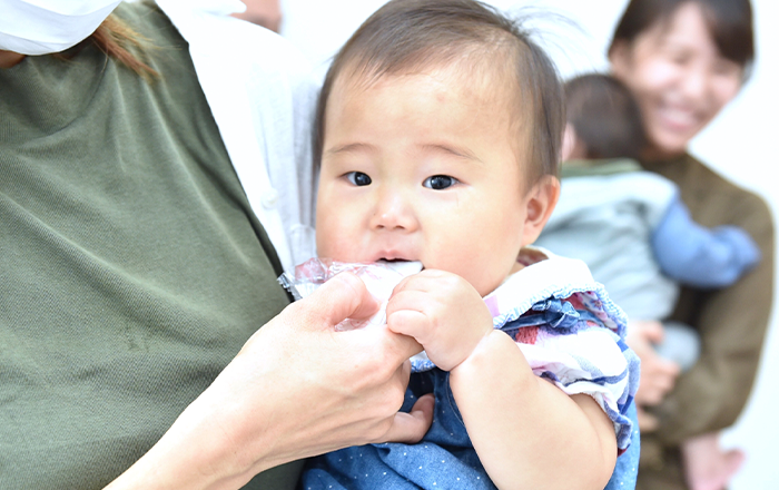 歯医者さんで離乳食教室(中期・後期)を実施しました!(2023年11月) 歯医者さんで離乳食教室(中期・後期)を実施しました!(2023年11月)