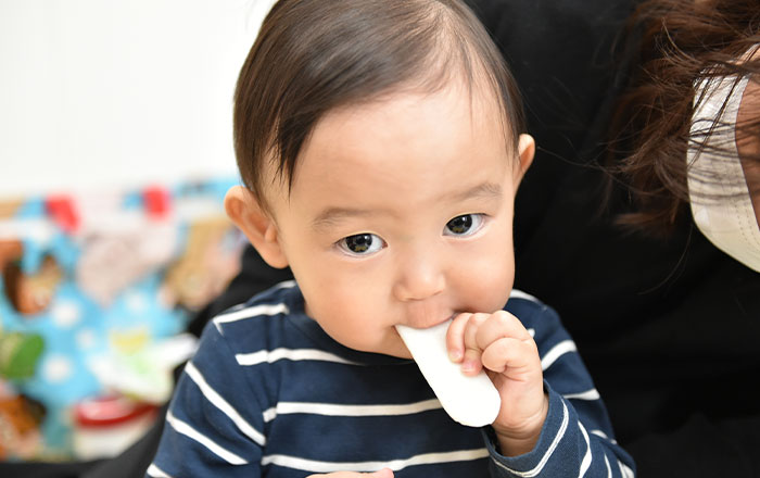 歯医者さんで離乳食教室(後期・完了期)を実施しました!(2024年3月) 歯医者さんで離乳食教室(後期・完了期)を実施しました!(2024年3月)