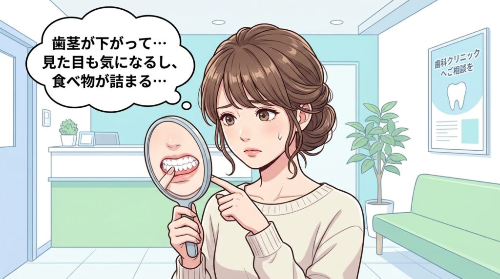 ママ歯茎下がったねと言われたら