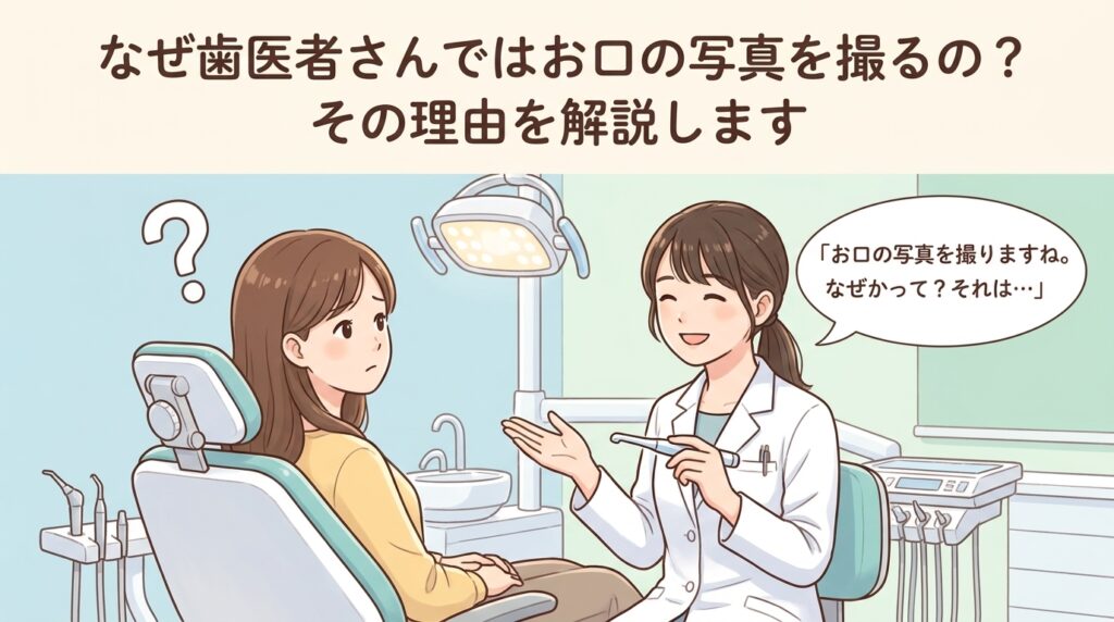【なぜ歯医者さんではお口の写真を撮るの？その理由を解説します】
