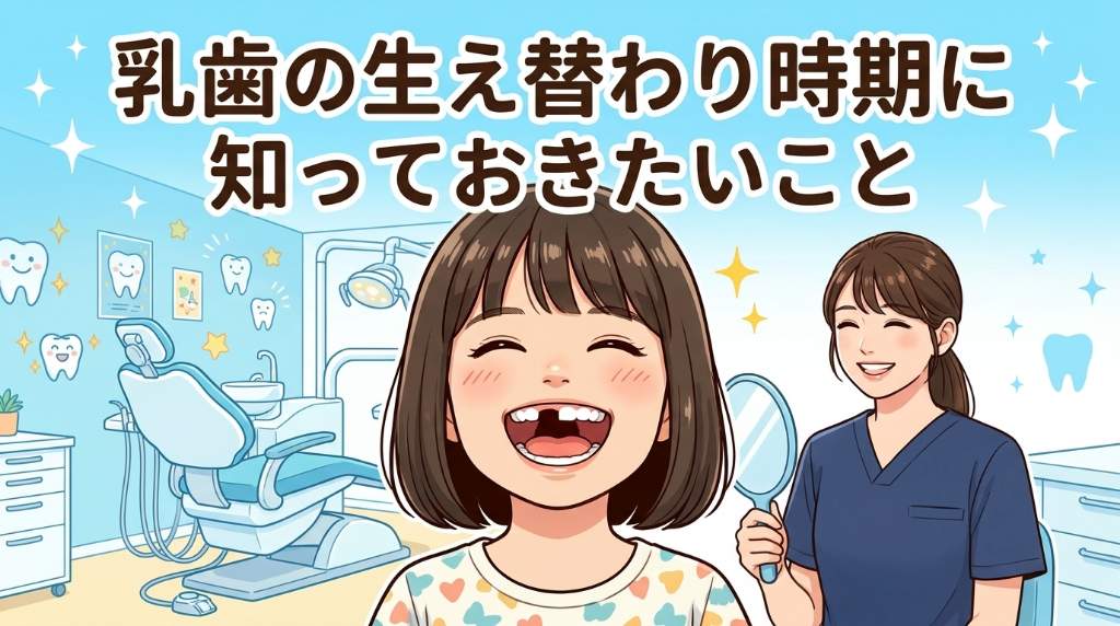 乳歯から永久歯へ！生え替わりの時期に知っておきたい6つのこと