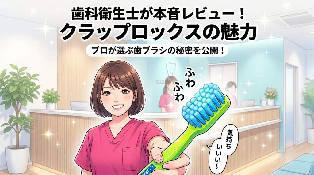 歯科衛生士がハマった！クラップロックス歯ブラシの魅力を本音レビュー