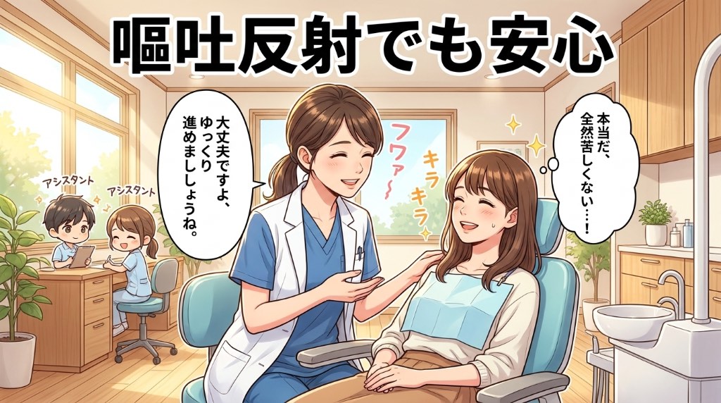 嘔吐反射が強くても大丈夫！歯科医師が教える安心メンテナンスの工夫